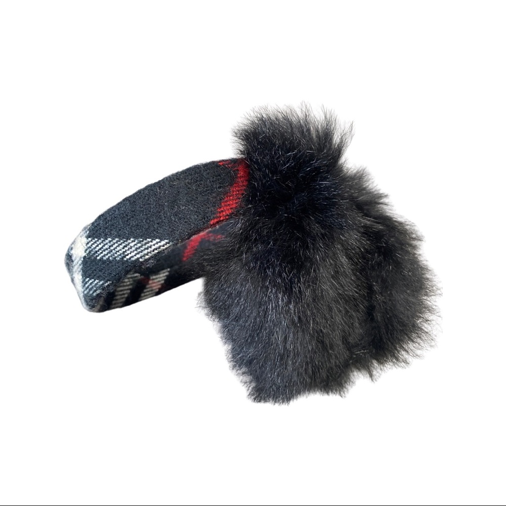 Faux fur earmuff